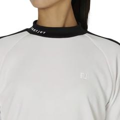 32258 Áo FJ 3/4 sleeve solid mock