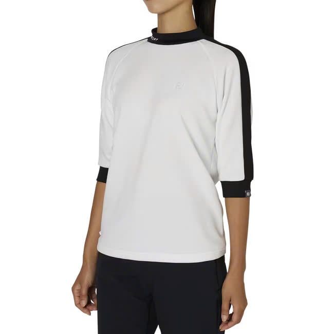 32258 Áo FJ 3/4 sleeve solid mock