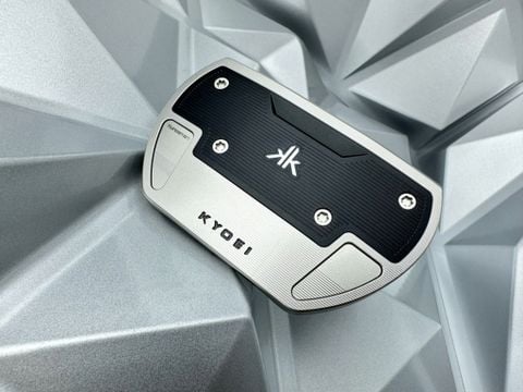 Đầu gậy Putter Kyoei 2023 Mallet Slant Neck Satin Chrome