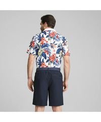 62956902 Áo Puma  X PTC Floral Polo Wht Glow