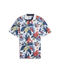 62956902 Áo Puma  X PTC Floral Polo Wht Glow
