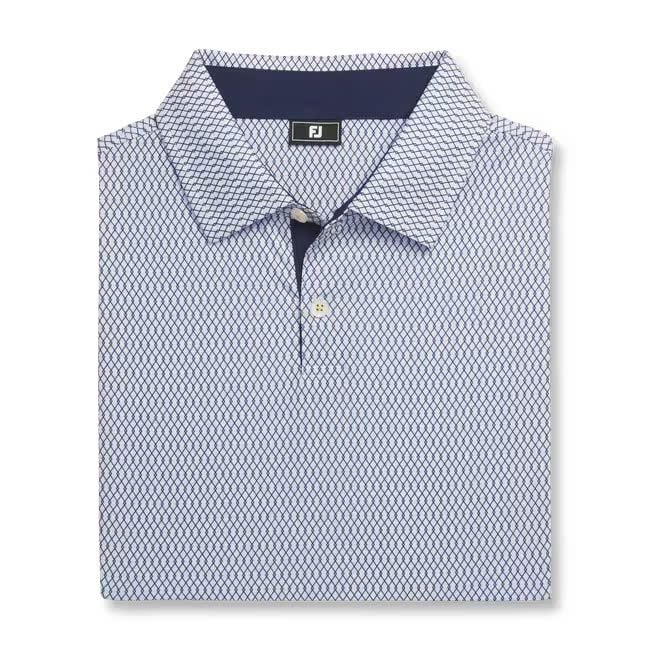 32584 Áo FJ Irongate Print Lisle, Self Collar