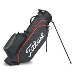 TB23SX4A-006 Túi gậy Titleist PLAYERS 4 BLACK/BLACK/RED ASIA