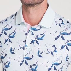 63077103 Áo Puma x AP Spring Florals Polo Peaceful Blue
