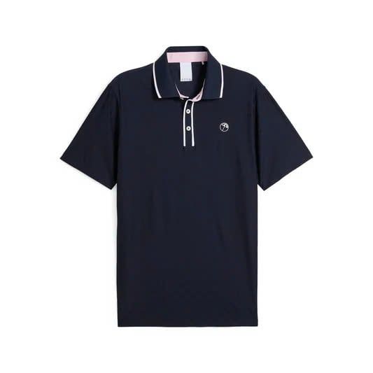 63017903 Áo Puma x AP Tipped Jacquard Polo Deep Nvy