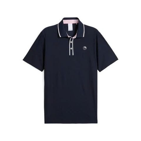 63017903 Áo Puma x AP Tipped Jacquard Polo Deep Nvy