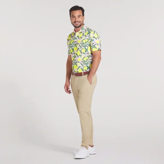 63029903 Áo Puma x AP Lemon Branch Polo Pale Pink