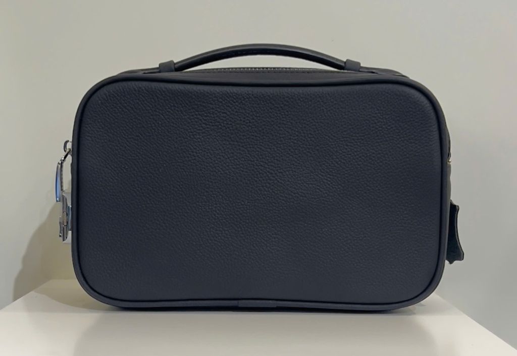 Túi Cầm Tay Da GLSX Mill Hạt (Có dây đeo) Beige