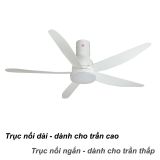  Quạt trần có remote điều khiển KDK U60FW 