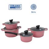  Bộ nồi nhôm  4 cái Korea King KS-GL4TCI 