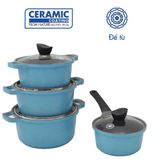  Bộ nồi nhôm  4 cái Korea King KS-GL4TCI 