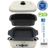  Lẩu điện Kuvings KMG-200B  trắng ngà voi 