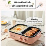  Bếp lẩu nướng đa năng Bear DKL-C12D1 