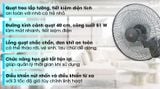 Quạt treo tường có remote điều khiển KDK M40M 