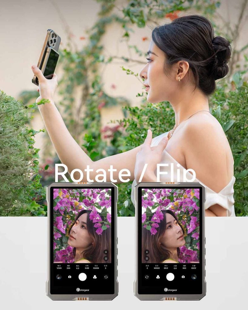 The GlowShot | Màn hình phụ mini từ tính, chụp ảnh Bluetooth tiện lợi