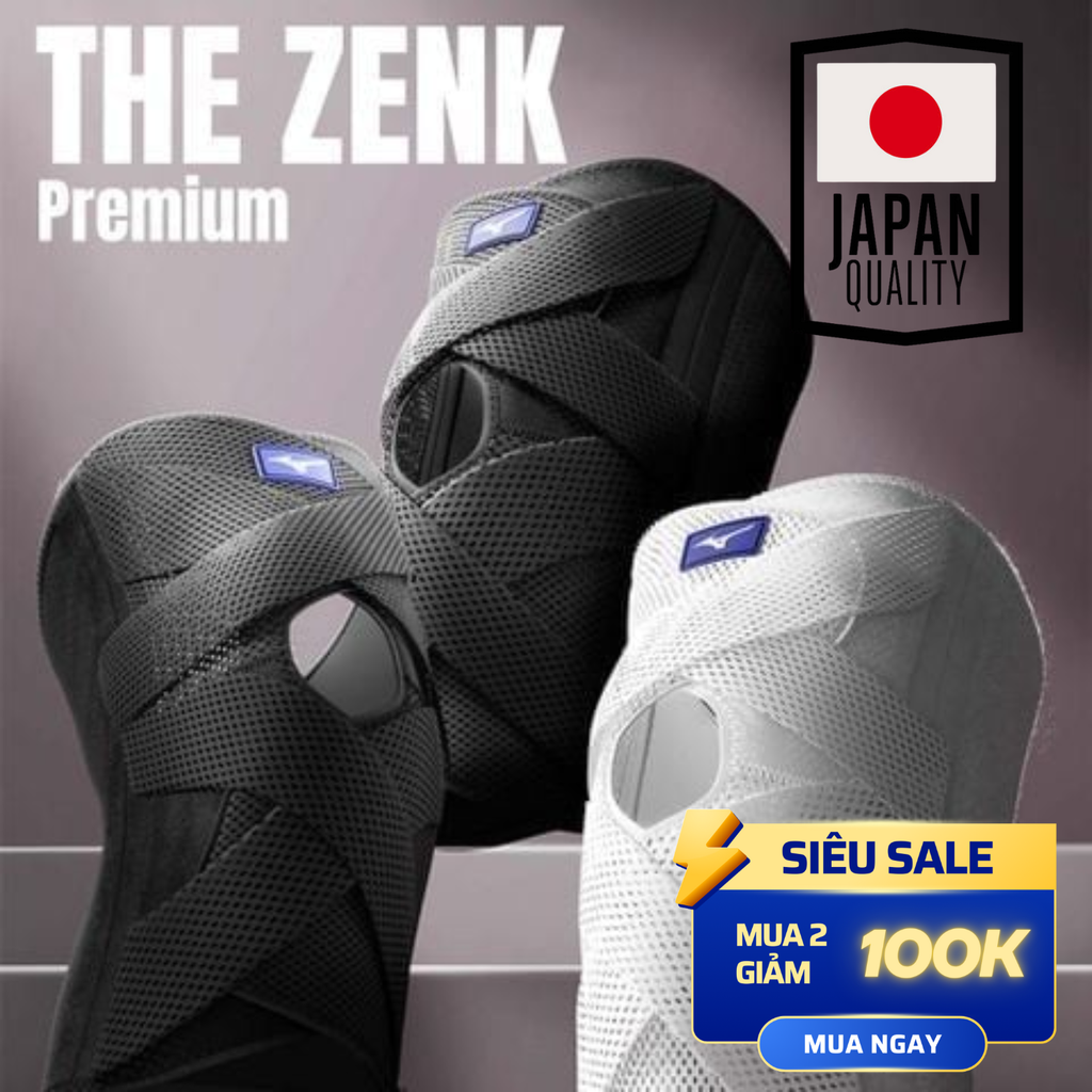 The ZenK Premium | Đai Bảo Vệ Đầu Gối Mizuno 135° Tối Ưu