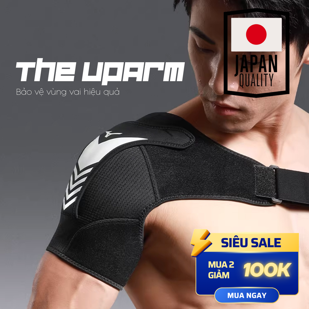 The UpArm Mizuno | Đai Bảo Vệ Vai Thể Thao, Ngăn Ngừa Chấn Thương