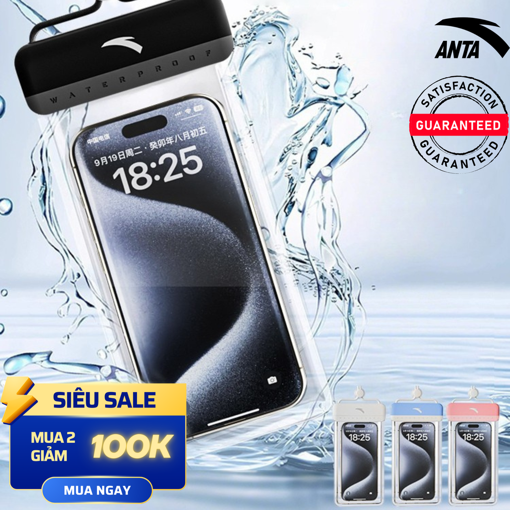 The DeepSeal Anta | Túi đựng điện thoại chống nước IPX8, chất liệu TPU cao cấp hỗ trợ cảm ứng mượt mà, chụp ảnh và quay video toàn cảnh HD dưới nước