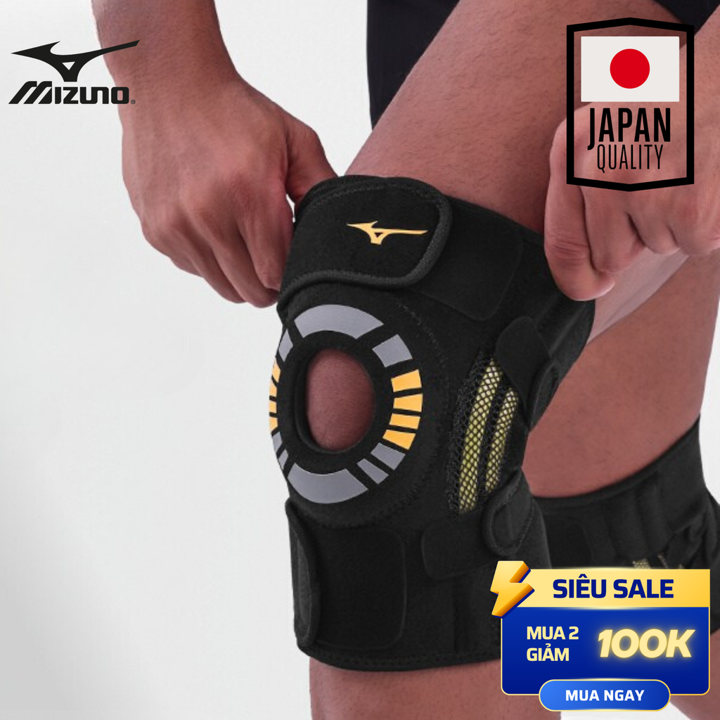 The X-Motion Armor Mizuno | Đai Bảo Vệ Khớp Gối, Tích Hợp Công Nghệ DEFENSE Phân Tán Lực Hiệu Quả, Đệm EVA Nâng Cấp, Hỗ Trợ Tập Luyện & Phục Hồi Chấn Thương