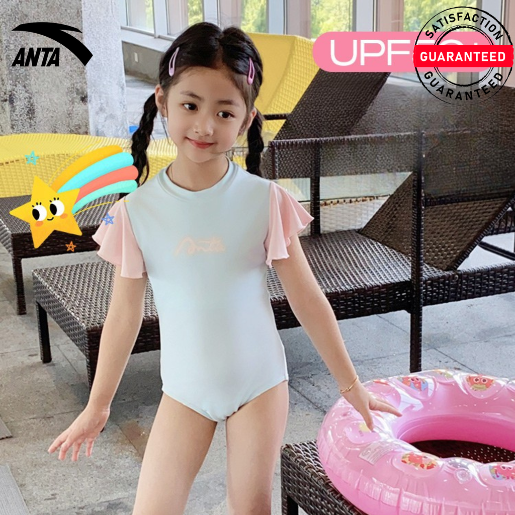 The LilyWave ANTA | Đồ Bơi Trẻ Em Thời Trang, Chống Tia UV Toàn Diện, Co Giãn 3D, Kháng Clo, Thoải Mái Vận Động