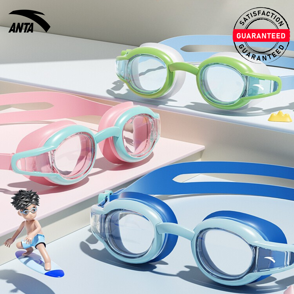 The WaveLux ANTA | Kính Bơi Trẻ Em, Tầm Nhìn 360° Sắc Nét, Chống Tia UV & Chống Thấm, Co Giãn Linh Hoạt, Tăng Cường Trải Nghiệm Bơi Lội An Toàn