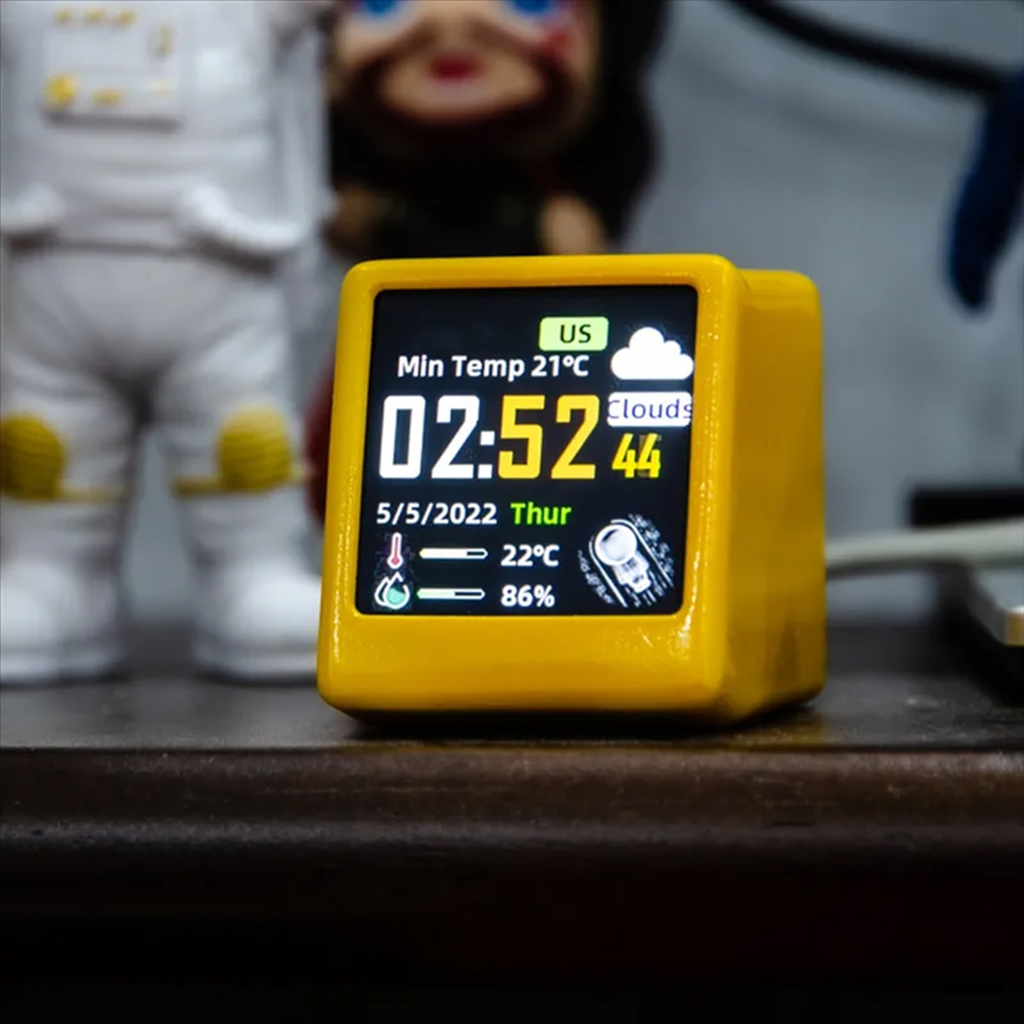 The TimePod | Đồng hồ thông minh hiển thị thời gian & thời tiết