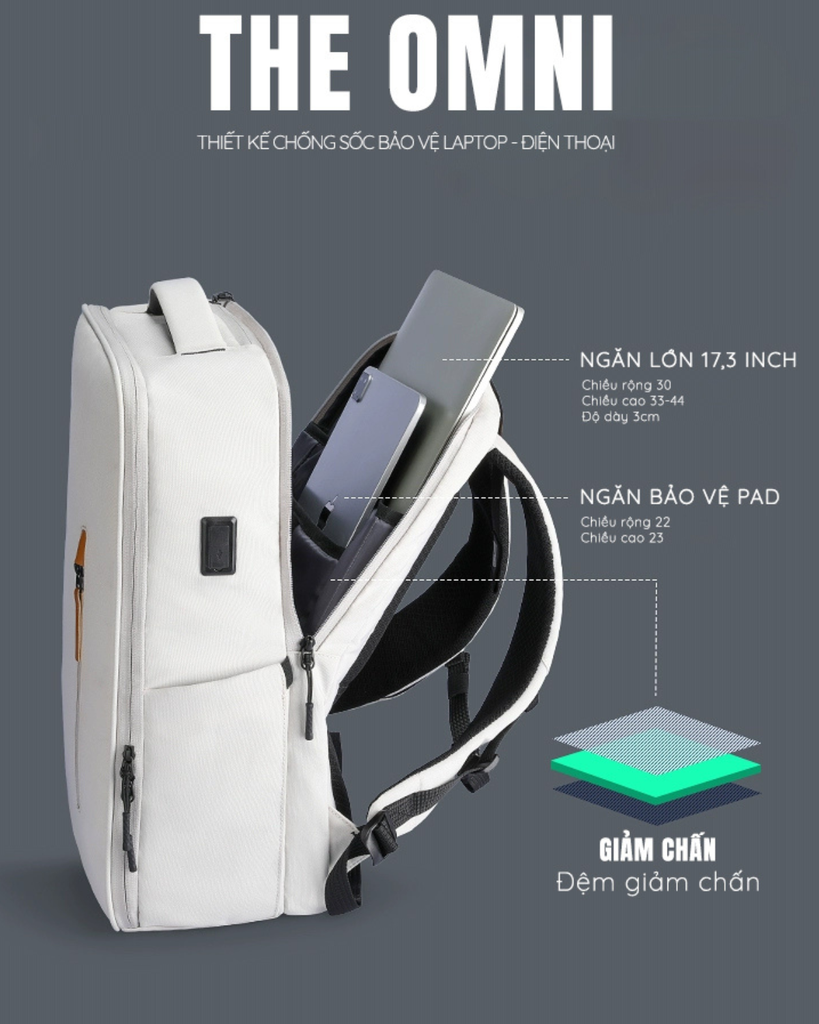 The Omni | Balo công sở chống thấm nước
