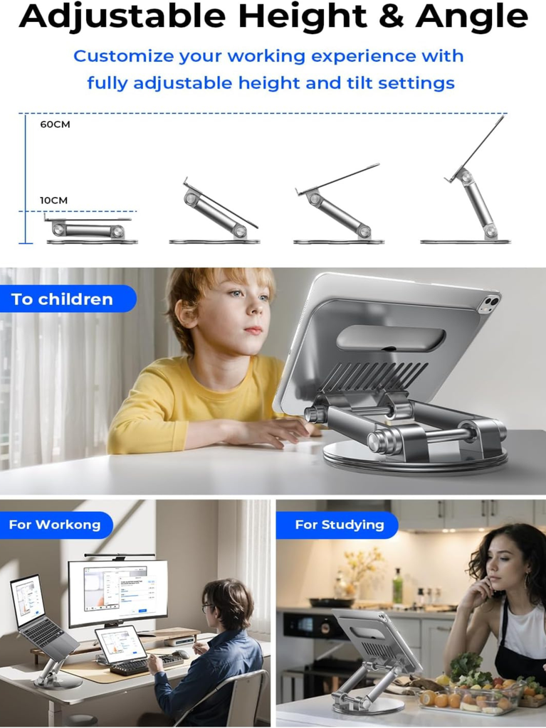 The Pivot | Giá đỡ laptop chắc chắn, dễ dàng chỉnh cao góc