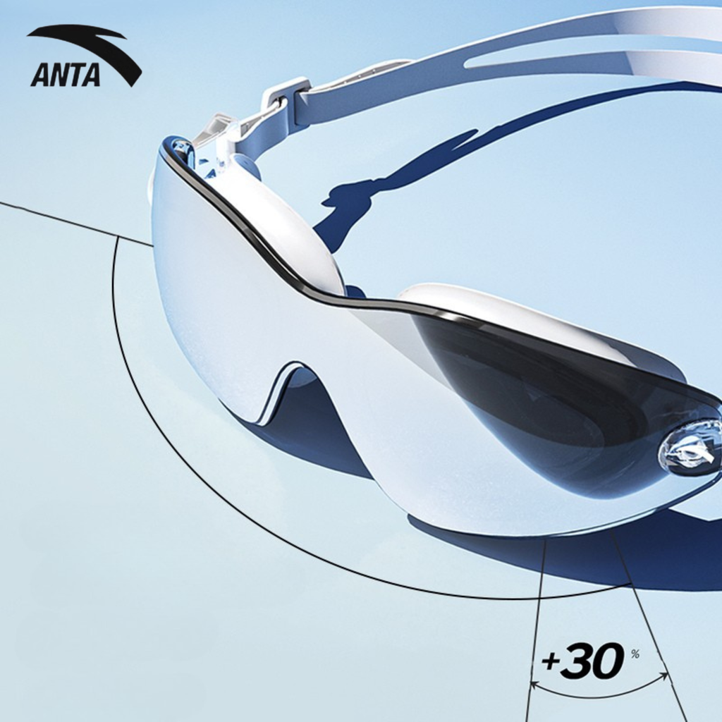 The PanoX Anta | Kính bơi góc rộng cao cấp, tầm nhìn vượt trội, chống lóa toàn cảnh, thấu kính HD, chống tia UV, đa lớp chống sương mù, đệm mắt êm nhẹ
