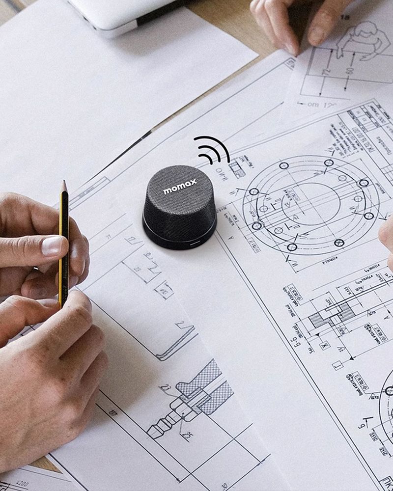 Momax BS6 | Loa Bluetooth Mini 2in1, Giá Đỡ Điện Thoại, Chống Nước IPX6 [MUA 02 GIẢM 100K]