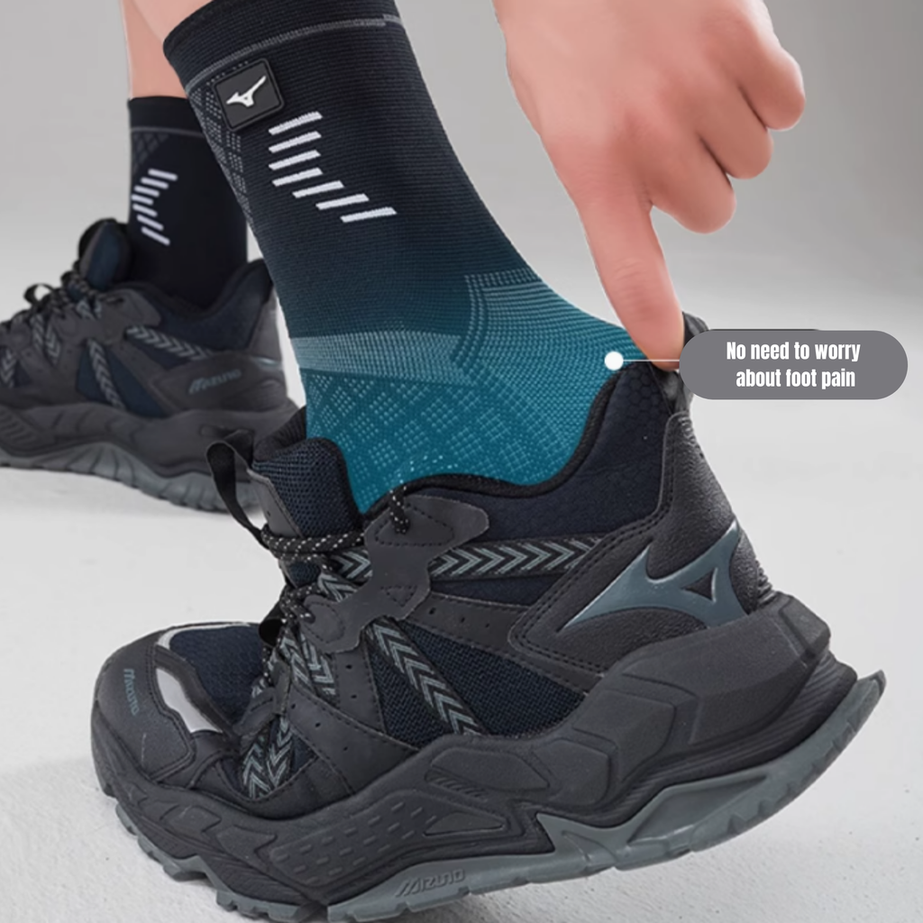 The EpicBoot Mizuno | Tất Bảo Vệ Mắt Cá Chân Đa Năng Thoáng Khí, Tích Hợp Đệm EVA Chống Trơn Trượt, Tăng Hiệu Quả Vận Động