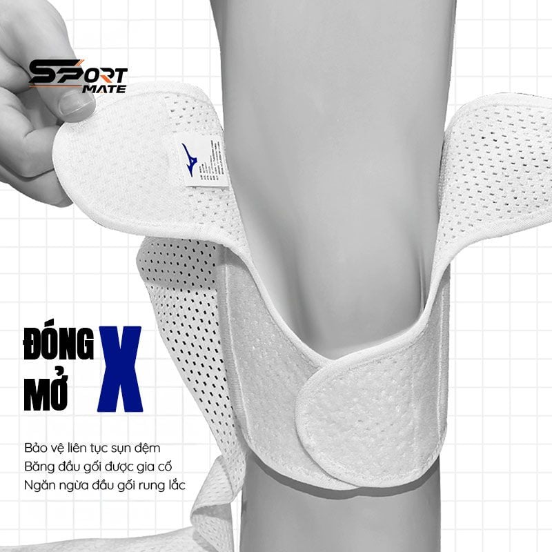 The ZenK Mizuno | Đai bảo vệ khớp gối, giảm áp lực sụn chêm, chống căng cơ, phòng tránh chấn thương, hỗ trợ phục hồi
