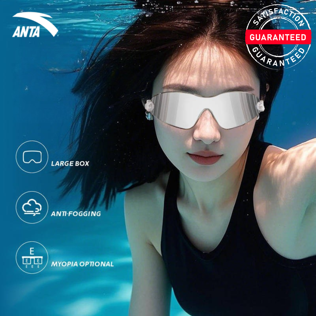 The PanoX Anta | Kính bơi góc rộng cao cấp, tầm nhìn vượt trội, chống lóa toàn cảnh, thấu kính HD, chống tia UV, đa lớp chống sương mù, đệm mắt êm nhẹ