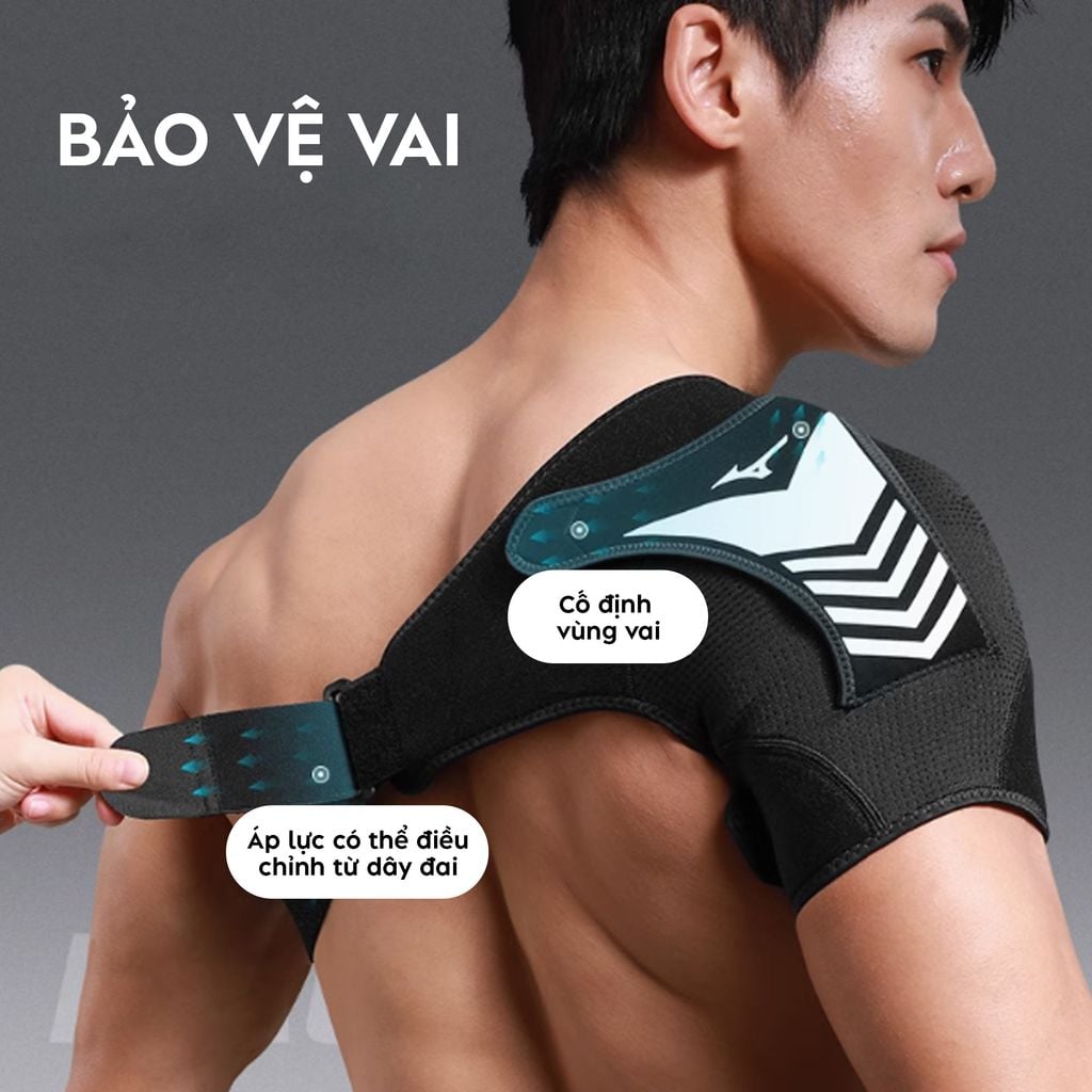 The UpArm Mizuno | Đai Bảo Vệ Vai Thể Thao, Ngăn Ngừa Chấn Thương