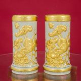  Ống Hương Sen Men Rạn Dát Vàng Bát Tràng 