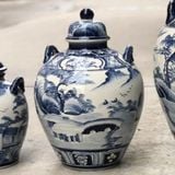  Quà tặng Bố Chum sành vẽ Sơn Thủy dung tích 20 lít 