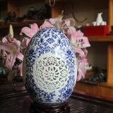  Trứng tài lộc phong thủy 24cm 