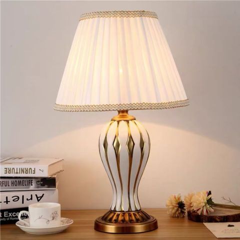  Đèn bàn gốm sứ cao cấp cao 63cm 