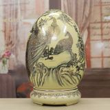  Trứng phú quý sinh tài nở lộc gốm Chu Đậu 30cm 