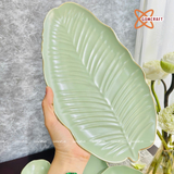  Quà Tặng Doanh Nghiệp bát sứ | Bát Sứ Bát Tràng Bộ Đồ Ăn men xanh chuối 14 sản phẩm 