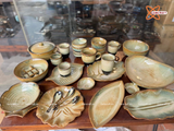  Quà Tặng Doanh Nghiệp bát sứ | Bát Sứ Bát Tràng Bộ Đồ Ăn men hoả biến ngọc trai 72 vật phẩm 