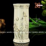  Ống Hương Trắng Viền Vàng 25cm 