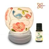  Đèn xông tinh dầu gốm Bát Tràng - Love Bird 