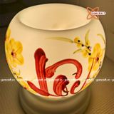  Đèn xông tinh dầu gốm Bát Tràng - Lộc Vàng 