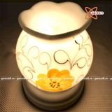  Đèn xông tinh dầu gốm Bát Tràng - Hoa Vàng 