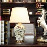  Đèn ngủ gốm cao cấp cao 55cm 