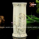  Ống Hương Trắng Viền Vàng 25cm 