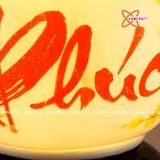  Đèn Xông Tinh Dầu Dáng Sóng Chữ Phúc Hoa Mai 