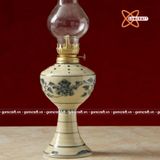  Đèn dầu gốm Chu Đậu 15cm 
