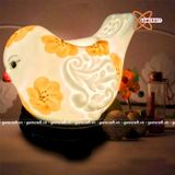  Đèn xông tinh dầu gốm Bát Tràng - Hình Chim Câu (Vàng) 